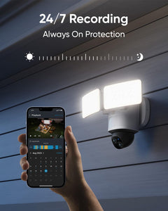 Eufy E340 Edge 2 Floodlight Camera 360° Dual Cameras