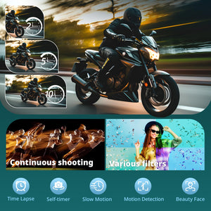 4K Digital Camera For Photography, UHD Autofocus 48MP 180 Flip Screen 16X Zoom Compact Point Shoot Vlogging Camera For YouTube