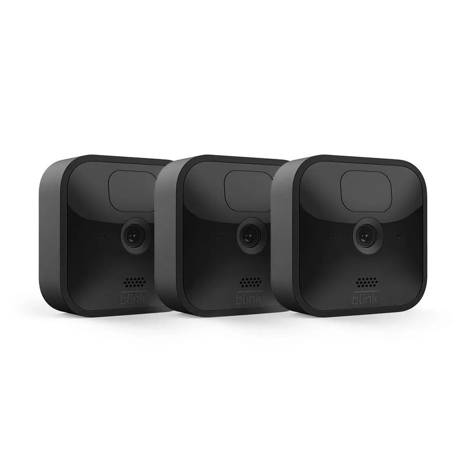 Blink Outdoor | 3 Camera System | Battery Powered Security Kit | 1080p Weatherproof Cam