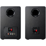 Audio Technica AT-SP3X Powered Bookshelf Speakers with Bluetooth Black
