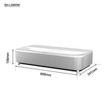 Epson EH-LS800W 4K PRO UHD Super Ultra Short Throw Laser Projector White
