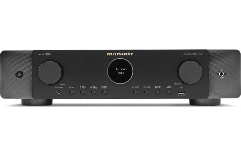 Marantz Cinema 70S Slimline 7.2 Channel AV Receiver HEOS Built-in 8K Dolby Atmos Black CLEARANCE