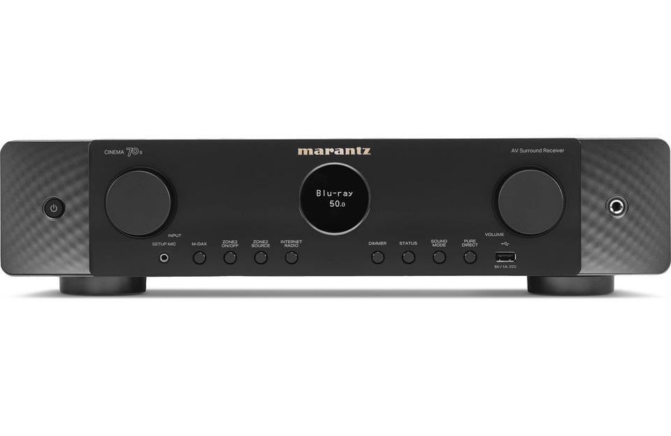 Marantz Cinema 70S Slimline 7.2 Channel AV Receiver HEOS Built-in 8K Dolby Atmos Black CLEARANCE