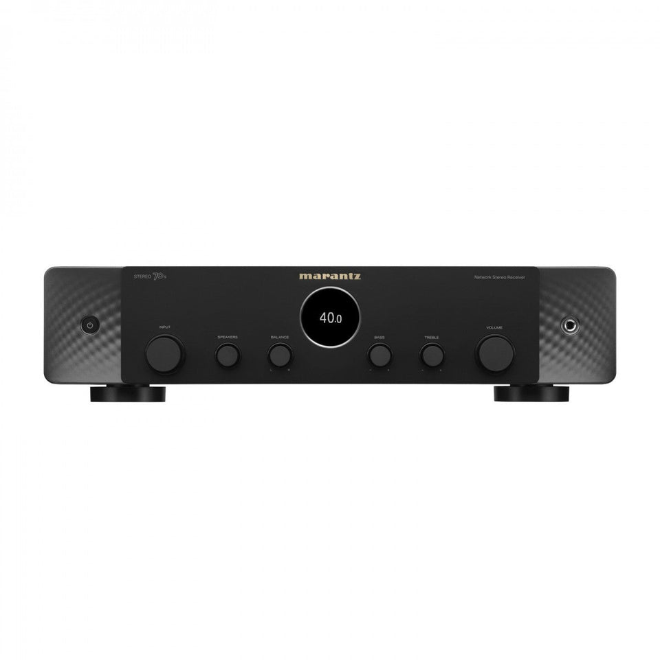 Marantz Stereo 70s 2.2ch Slimline Network Stereo Receiver with Bluetooth and HEOS Built-in Black Ex-Display Clearance