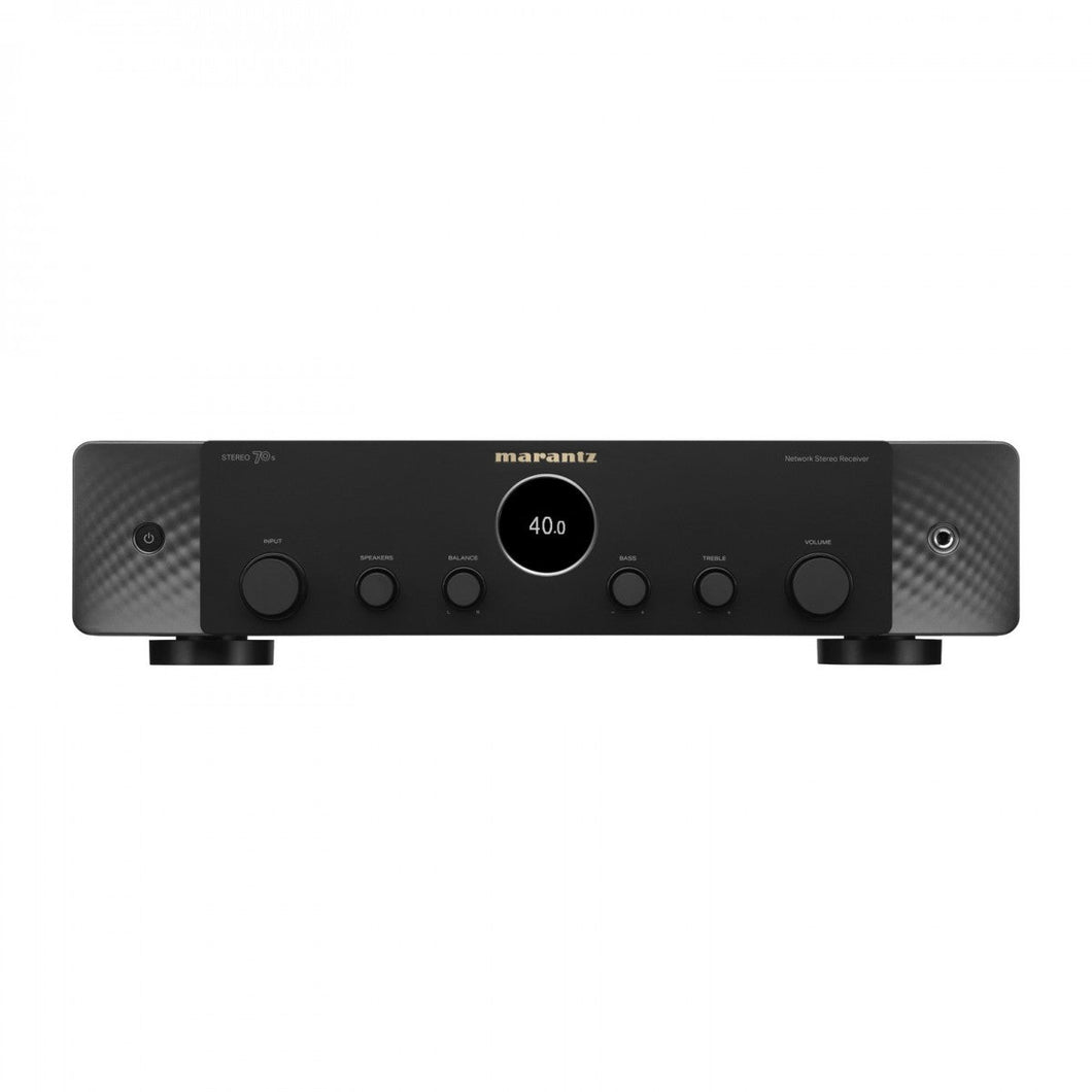 Marantz Stereo 70s 2.2ch Slimline Network Stereo Receiver with Bluetooth and HEOS Built-in Black Ex-Display Clearance
