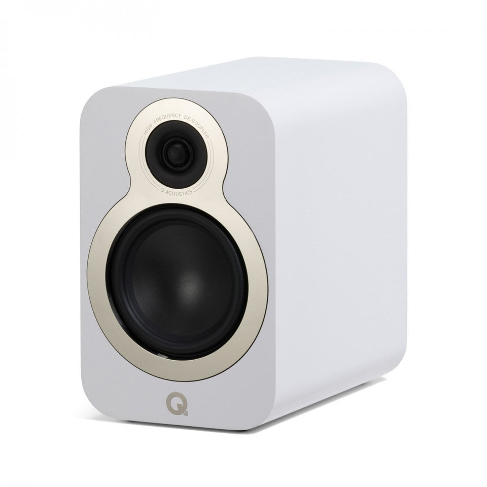 Q Acoustics 3020c Bookshelf Speakers Pair Satin White